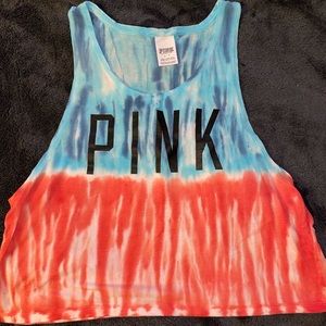PINK xs tie dye crop top!